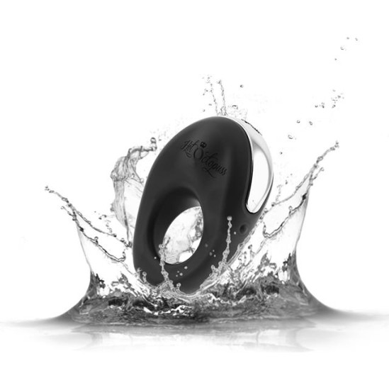 Hot Octopuss Vibrating Penis Ring Atom Black