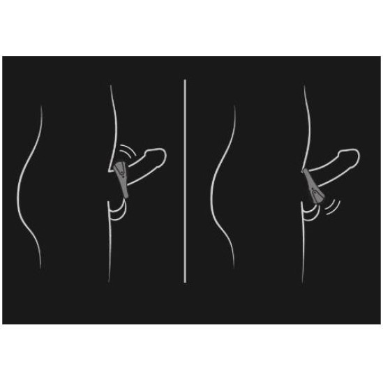 Hot Octopuss Vibrating Penis Ring Atom Black