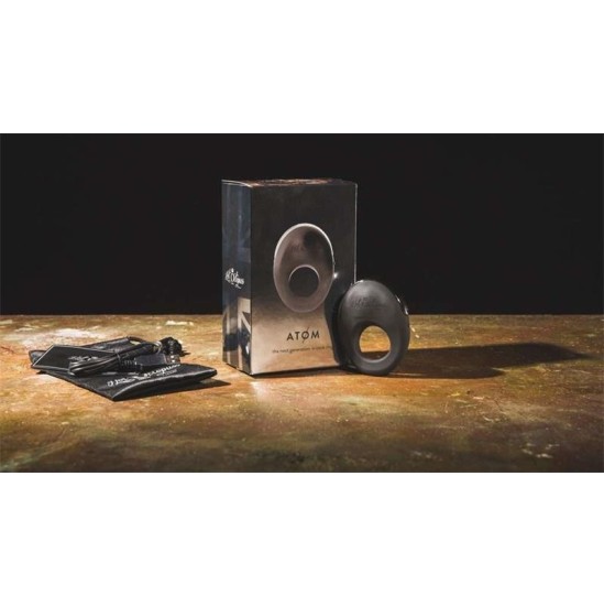 Hot Octopuss Vibrating Penis Ring Atom Black