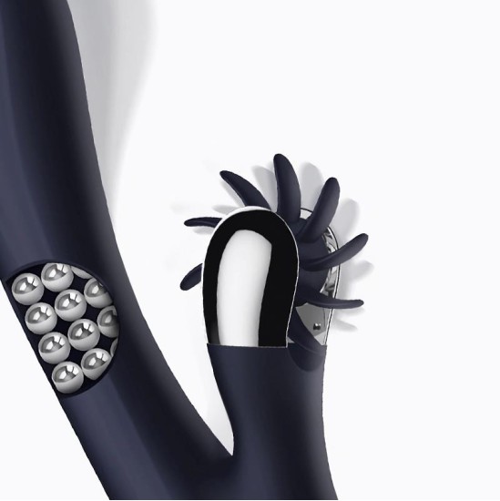 Intoyou Royalspace Vibe with Rotating Tongues and 360? Internal Beads Blue