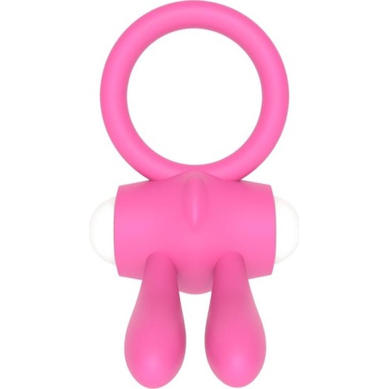 Lovetoy Vibrating Cockring Power Clit Pink
