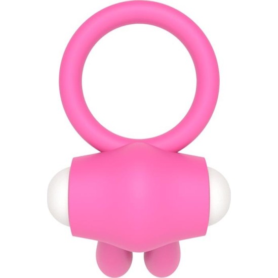 Lovetoy Vibrating Cockring Power Clit Pink
