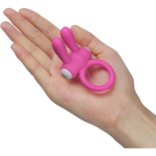 Lovetoy Vibrating Cockring Power Clit Pink