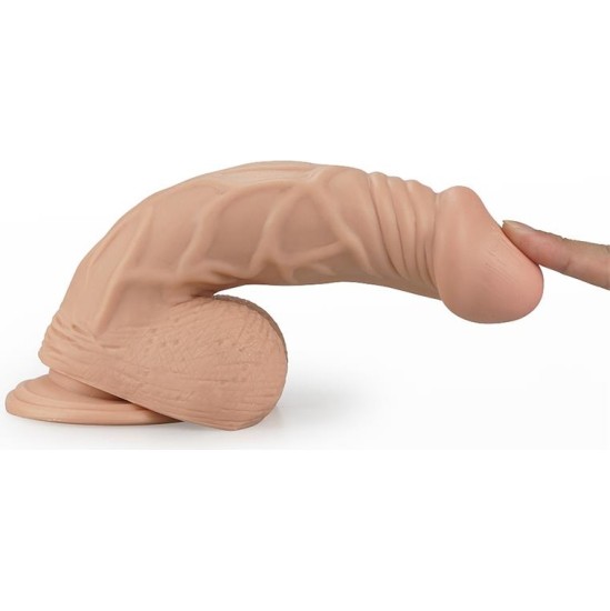 Lovetoy Dildo Real Extreme Dildo with Vibration 9 Flesh