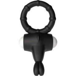 Lovetoy Vibrating Cockring Power Clit Black