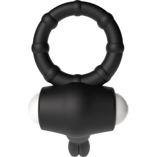 Lovetoy Vibrating Cockring Power Clit Black