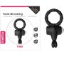 Lovetoy Vibrating Cockring Power Clit Black