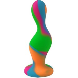 A-Gusto Silicone Butt Plug Multi Color