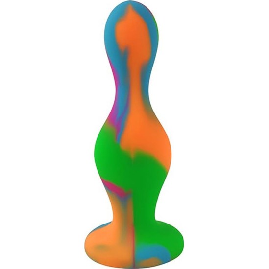 A-Gusto Silicone Butt Plug Multi Color