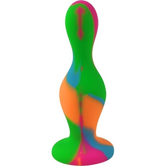 A-Gusto Silicone Butt Plug Multi Color