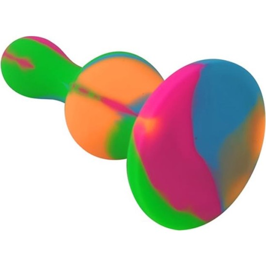 A-Gusto Silicone Butt Plug Multi Color