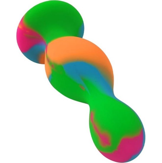 A-Gusto Silicone Butt Plug Multi Color