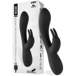 Tardenoche Noir Vibe Injected Liquid Silicone 2 Motors USB
