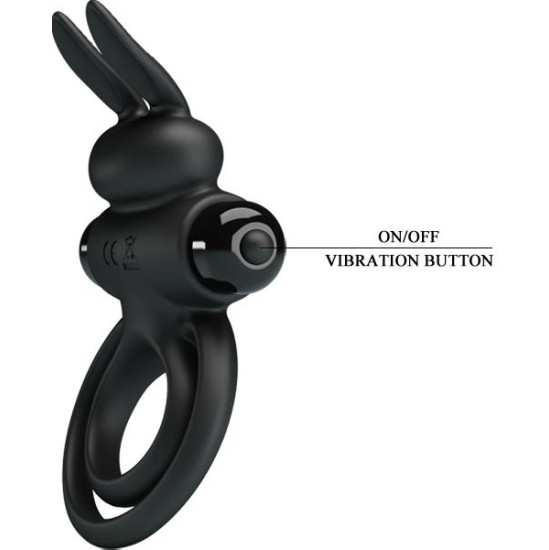 Prettylove Vibrating Ring Vibrant Penis Ring III