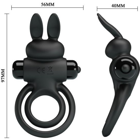 Prettylove Vibrating Ring Vibrant Penis Ring III