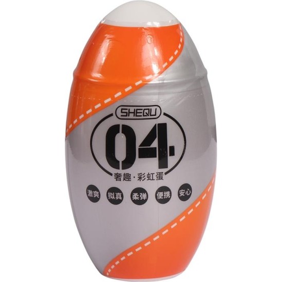 Shequ Masturbator Rainbow Orange