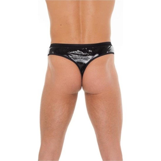 Amorable PVC String Black One Size