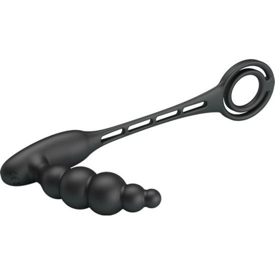 Prettylove Butt Plug and Penis Ring with Vibration