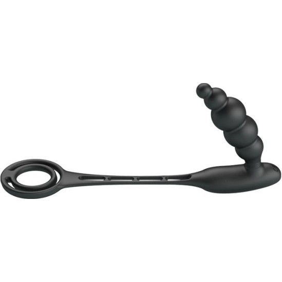 Prettylove Butt Plug and Penis Ring with Vibration