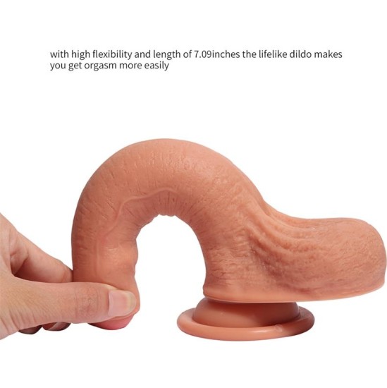 Shequ Dual Layer Silicone Dildo Azazel 18 cm