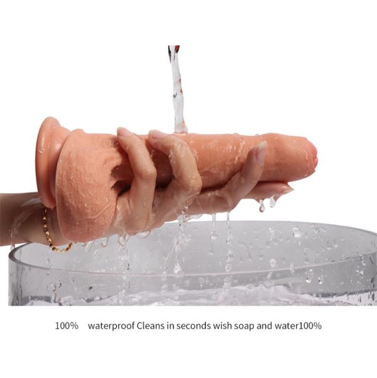 Shequ Dual Layer Silicone Dildo Azazel 18 cm