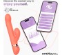 Intoyou App Series Mindy Vibe with Up and Down Beads Ring, Finger and Pulsation with APP