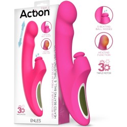 Action Enles Vibe with Beating Ball, Thrusting y Heat Function