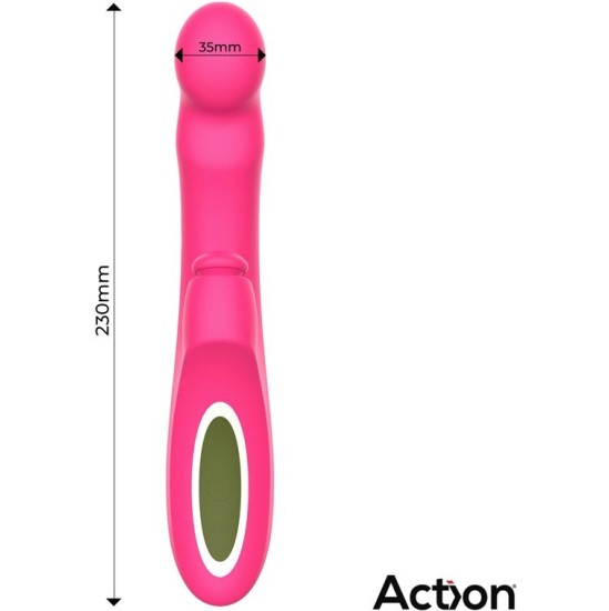 Action Enles Vibe with Beating Ball, Thrusting y Heat Function