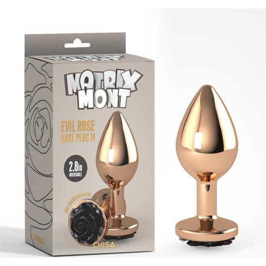 Chisa Evil Rose Jewel Anal Plug Size M