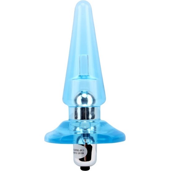 Chisa Vibrating Butt Plug Nicoles 12.5 x 3.2 cm Azul