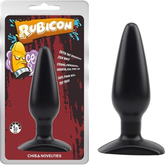 Chisa Butt Plug Rubicon 13.5 x 4.5 cm Black