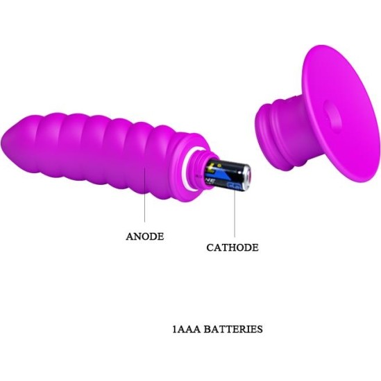Prettylove Twist Vibrator Anal Plug