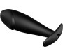 Prettylove Anal Plug Black with Remote Control