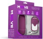 Moove Vibrating Egg with Remote Control Dark Purple