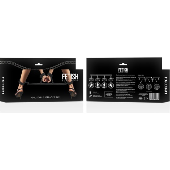 Fetish Submissive Bondage ADJUSTABLE SEPARATOR BAR 4 PIECES