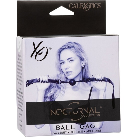Calexotics NOCTURNAL BALL GAG SILICONE BLACK