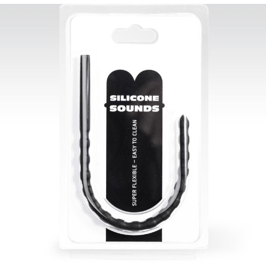 All Black 6/8 MM SILICONE URETHRAL PROBE