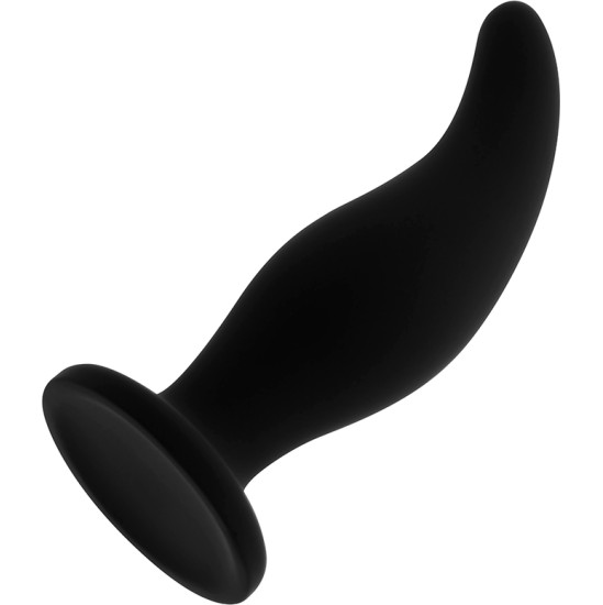 Ohmama CURVED SILICONE ANAL PLUG P-POINT 12 CM