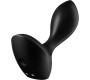 Satisfyer Plugs SATISFYER - BACKDOOR LOVER VIBRATING PLUG BLACK