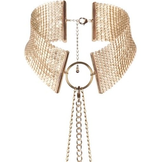 Bijoux Desire Metallique BIJOUX - D&Eacute;SIR M&Eacute;TALLIQUE GOLDEN METALLIC NECKLACE