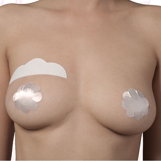 Bye Bra - Tapes BYE-BRA - BREASTS ENHANCER + NIPPLE COVERS SILK CUP F/H