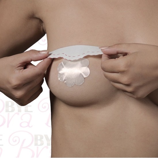 Bye Bra - Tapes BYE-BRA - BREASTS ENHANCER + NIPPLE COVERS SILK CUP F/H
