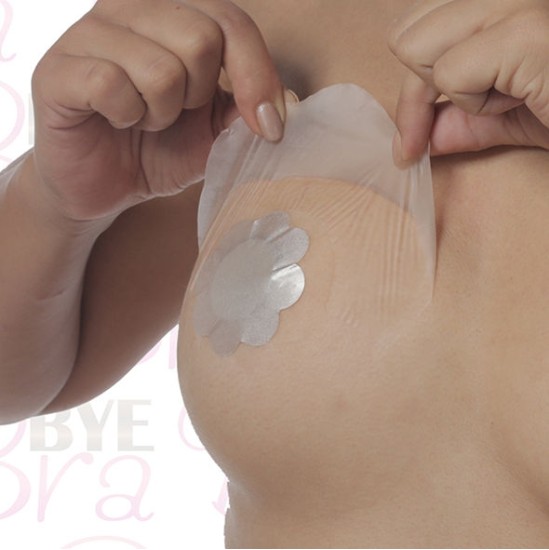 Bye Bra - Tapes BYE-BRA - BREASTS ENHANCER + NIPPLE COVERS SILK CUP F/H