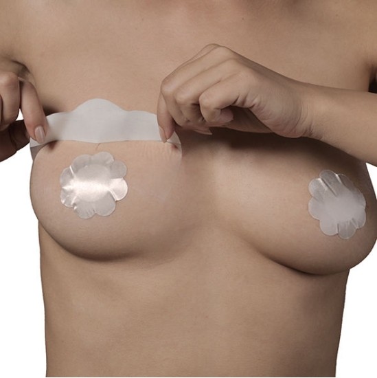 Bye Bra - Tapes BYE-BRA - BREASTS ENHANCER + NIPPLE COVERS SILK CUP F/H