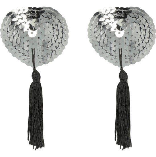 Coquette Accessories COQUETTE CHIC DESIRE - NIPPLE COVERS SILVER