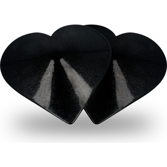 Coquette Accessories COQUETTE CHIC DESIRE - NIPPLE COVERS BLACK HEARTS