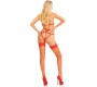Leg Avenue Kink LEG AVENUE - HEART BODY HARNESS RED S