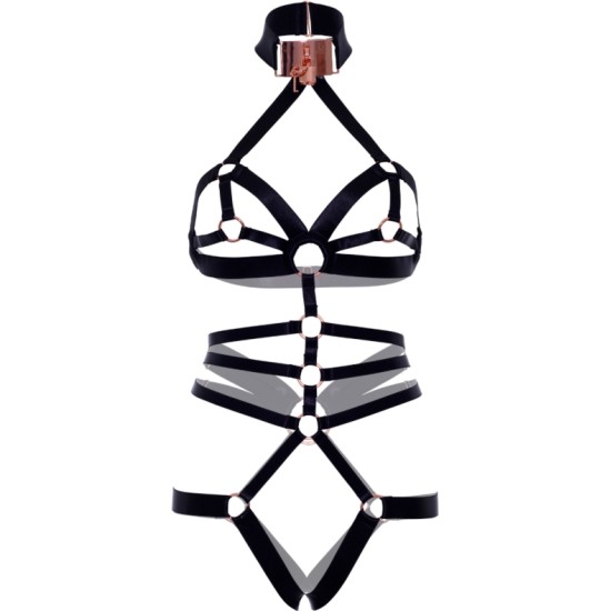 Leg Avenue Kink LEG AVENUE - CROTCHLESS ELASTIC BODY HARNESS