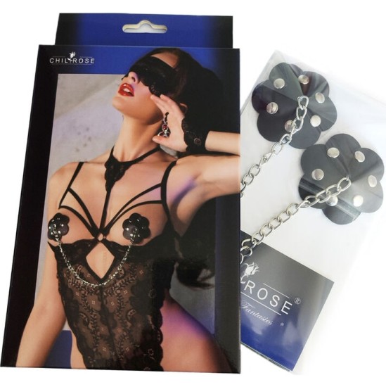 Chilirose Accesories CHILIROSE - CR 4675 NIPPLE COVERS BLACK
