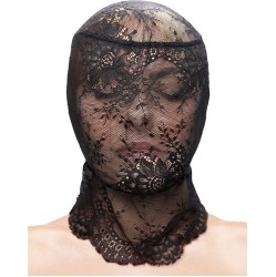 Ns Novelties FETISH & FASHION LACE HOOD BLACK